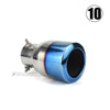 Universal Car Auto Exhaust Muffler Tip Stainless Steel Pipe Chrome Trim