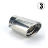 Universal Car Auto Exhaust Muffler Tip Stainless Steel Pipe Chrome Trim