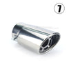 Universal Car Auto Exhaust Muffler Tip Stainless Steel Pipe Chrome Trim