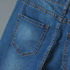 Spring autumn Wide Leg Distressed Flared Jeans