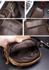 BULLCAPTAIN 2019 Men's Leather Fashion Zip Crossbody Bag
