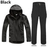 Men Outdoor Hiking and Hunting Clothes Camouflage Jacket + Pants
