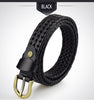 DINISITON Weaving Belt Designer Genuine Leather Belts for Women