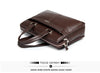 P. Kuone Genuine Man Leather Briefcase