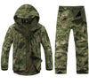 New Shark skin Outdoor Hunting Jacket + pants