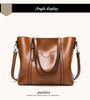 Women bag Oil wax Leather Handbags