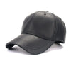 Unisex Men Women PU Leather  Baseball Cap Hat