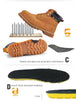 Safety Work Style Men Shoes Yellow Lace Up Steel Toe