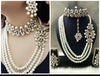 Ethinc Jewellery Combo Choker With Long Mala Earing With Mangtika