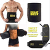 Black Waist Trimmer Sweat Belt For Men & Women