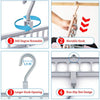 Krivish Multi Utility Space Saving Plastic Magic Hanger (Pack of 1)