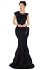 Asymmetric Pleats Detail Elegant Long Party Dress