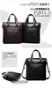 P. Kuone Genuine Man Leather Briefcase