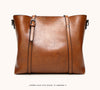Women bag Oil wax Leather Handbags