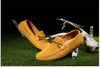 Summer genuine leather men casual shoes