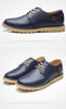 Merkmak Men Casual Leather Shoes Luxury Brand