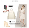 DIZHIGE PU Leather Backpacks