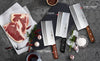 SHUOOGE 8 inch Stainless Steel Cleaver Butcher Knife