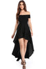 High Low Hem Off Shoulder Party Dress