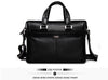 P. Kuone Genuine Man Leather Briefcase