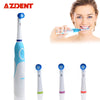 AZDENT Rotating Electric Toothbrush Battery Operated
