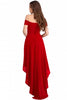 High Low Hem Off Shoulder Party Dress