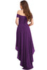 High Low Hem Off Shoulder Party Dress