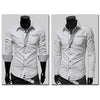 Men's Long Sleeve Formal Fitted Dress Shirts