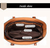 Women bag Oil wax Leather Handbags