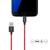 BlitzWolf® Micro USB Braided Charging Data Cable 3.33ft/1m  Magic Tape Strap