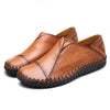 Men Breathable Cap Toe Hand Stitching Casual Oxfords Shoes