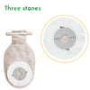Colostomy bag with drainage