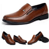 Men’s Brown Oxford Shoes Leather Work Business Dress Loafers