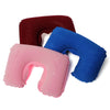 Inflatable Travel Sleeping Set U Air Cushion Pillow Earplug Eye Mask