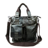 Genuine Leather Men Shoulder Briefcase Bags