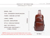 GSQ Hot Genuine Leather Men Crossbody Coffee Chest  Bags