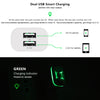 XEDAIN EU/USA Plug 2 Ports LED Light USB Charger