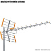 High Gain HDTV Digital Outdoor TV Antenna
