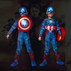 Superhero Kids Muscle Captain America Costume