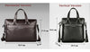 P. Kuone Genuine Man Leather Briefcase