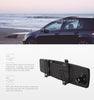 YI Mirror Dash Cam Dual Dashboard Camera Recorder Touch Screen