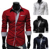 Men's Long Sleeve Formal Fitted Dress Shirts
