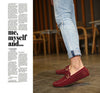Summer genuine leather men casual shoes