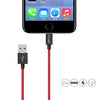 BlitzWolf® BW-MF5 2.4A Lightning to USB Braided Data Cable 3.33ft/1m With MFI for iPhone 8 Plus X