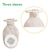 Colostomy bag with drainage