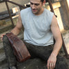 Bullcaptain Men Genuine Leather Bag