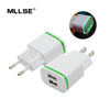 US EU Plug 2 Ports USB Charger
