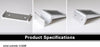 20 Led Solar Lamp Motion Sensor Outdoor Waterproof