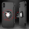 Ring Grip Stand Holder Case For iPhone X/7/8/6/6s/6+/6s+/5/5s/SE