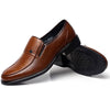 Men’s Brown Oxford Shoes Leather Work Business Dress Loafers